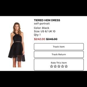 Self portraits sold out Beautiful dress